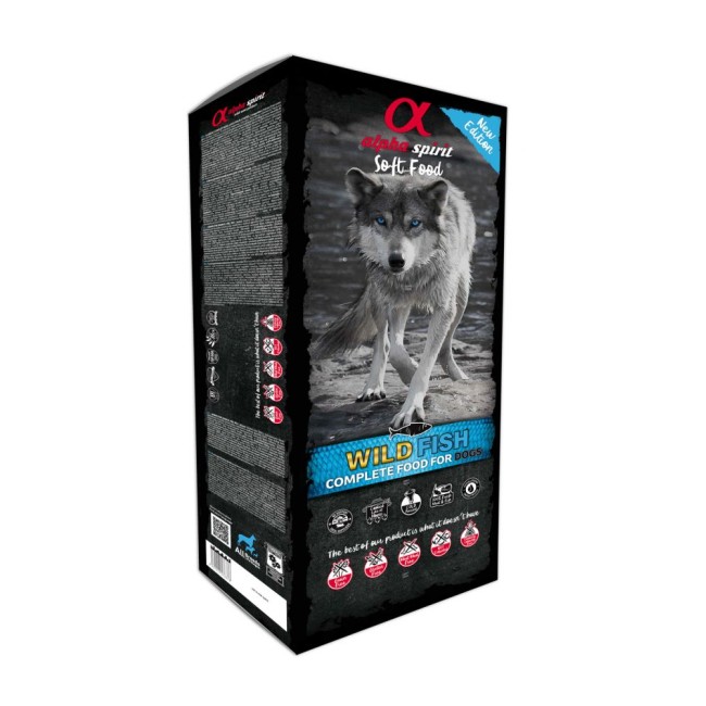 ALPHA SPIRIT WILD FISH mitrā zivs barība suņiem 9kg