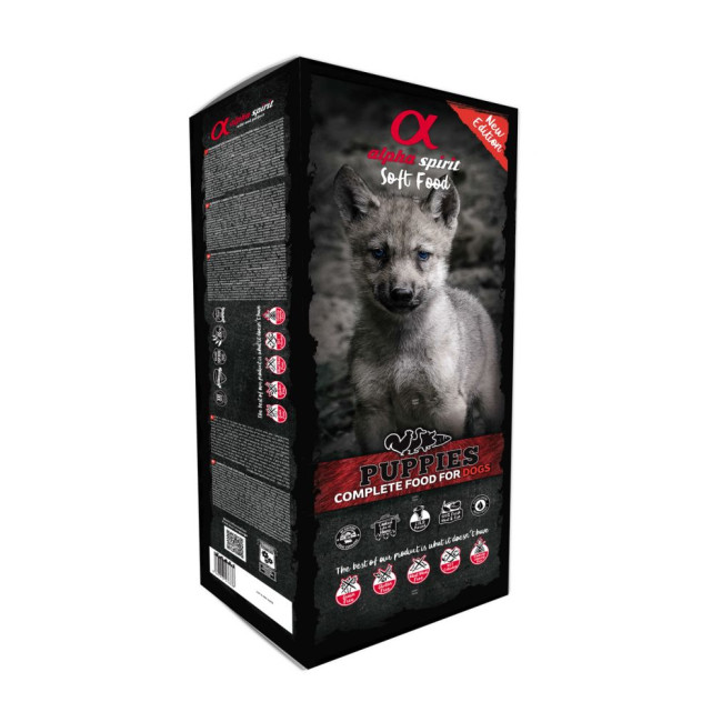 ALPHA SPIRIT KUCĒNIEM mitrā daudzsastāvdaļu barība 9kg