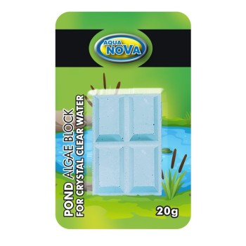 AQUA NOVA Dīķa Aļģu Bloks 20g (800l) aļģu noņemšanai dīķos