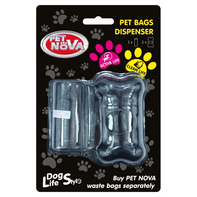 PET NOVA higiēniskie maisiņi ar melnu maciņu