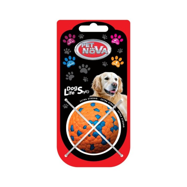 PET NOVA Strong ball cieta bumbiņa 6cm (peld) 