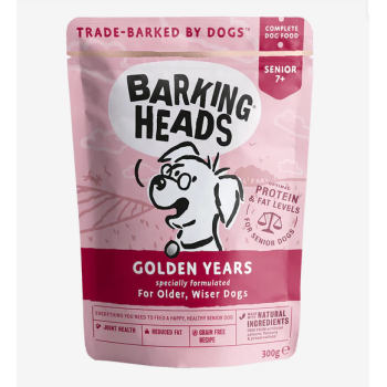 BARKING HEADS Wet Golden Years 300g Pouch 10vnt