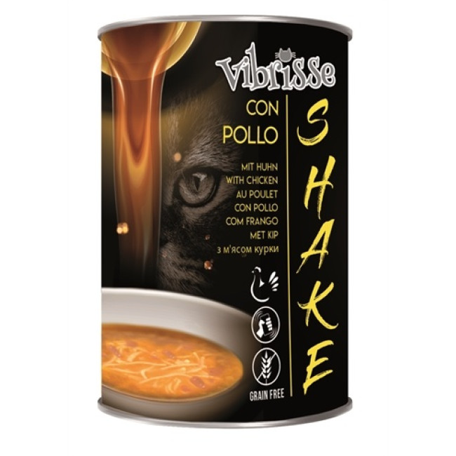 VIBRISSE Shake kokteilis kaķiem ar vistas gaļu 135g