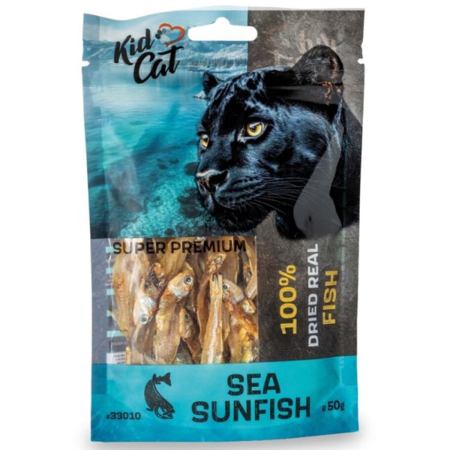 KIDCAT 100% liofilizētas zivtiņas kaķiem, 50 g