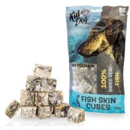 KIDDOG 100% zivju ādas kubiņi 80g