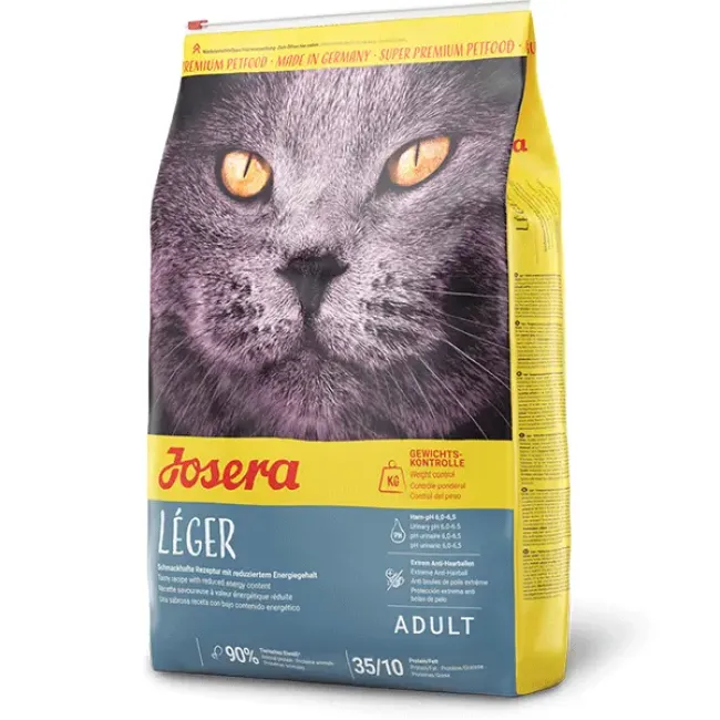 Josera Leger sausā barība sterilizētiem un mazāk aktīviem kaķiem, 10 kg
