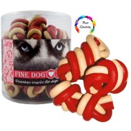 FINE DOG Jerky gardumu nūjiņas ar vaniļas un liellopa gaļas garšu, 8 cm, 25 gab.
