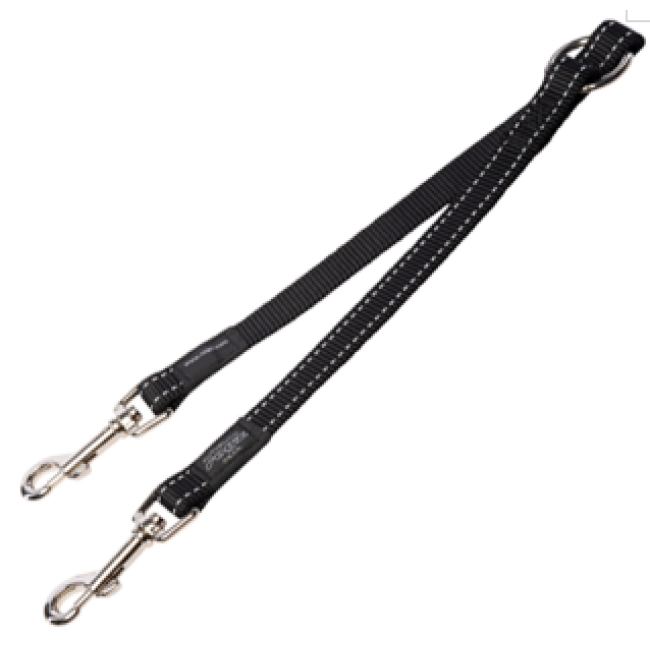 ROGZ - Divkāršs pavadiņš - melns