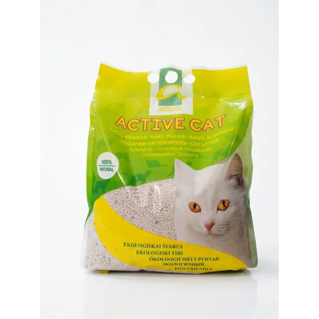 Active Cat bentonīta smiltis ar citrona aromātu 5l