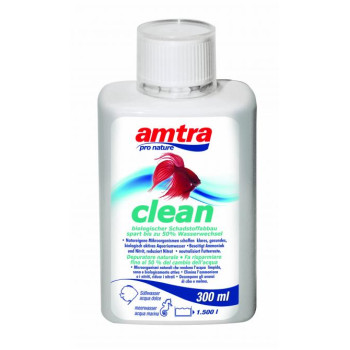 AMTRA CLEAN Biologinė priemonė akvariumams 300ml