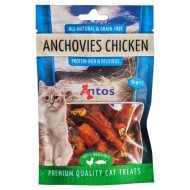 ANTOS Anšovi+Vistas gardumi kaķiem 50g (12)