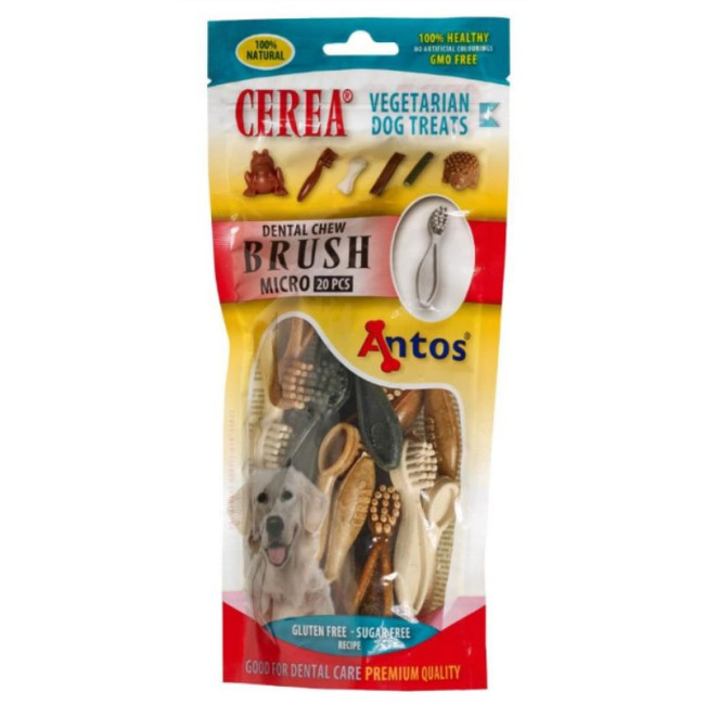 ANTOS Brush Mixed krakmoliniai šepetukai 7cm 20vnt