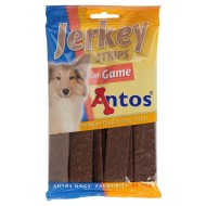 ANTOS Jerkey Strips Game 20gab. plāksnītes ar liellopu gaļu