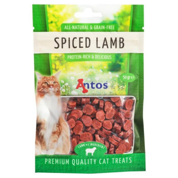 ANTOS Spiced Lamb skanėstai katėms su ėriena 50g (12)