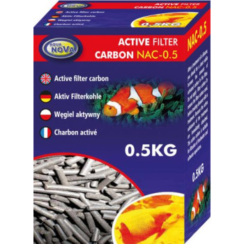 AQUA NOVA aktivētā ogle 0.5kg
