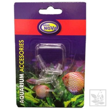 AQUA NOVA žarnų sujungėjas 120 laipsnių 4mm 2vnt