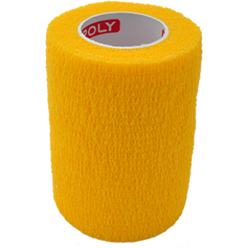 COPOLY tvarstis gyvūnų žaizdoms geltonas 7.5x450cm 12vnt