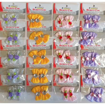 CROCI BEAUTY CHIC kaspinėlis su gumele 2vnt 3.5cm 20pak.