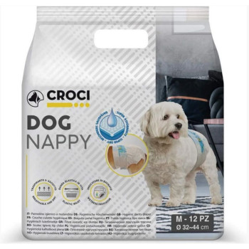CROCI Dog Nappy sauskelnės šunim M 32-44cm