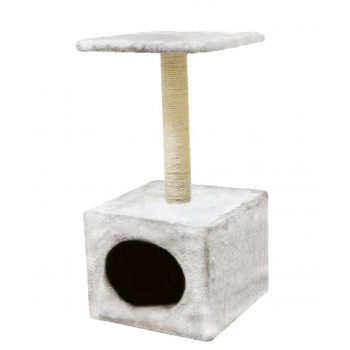 CROCI HAMBURG pelēks skrāpējs kaķiem 30x30x55cm