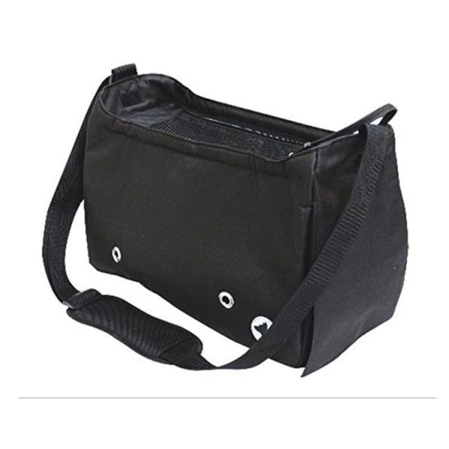 CROCI MEGAN juoda rankinė šuniui 40x20x27cm