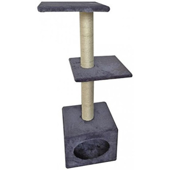 CROCI MUNIC pilka draskyklė katėms 35x35x103cm