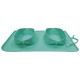 CROCI Silicone Bowl kelioninis dubenėlis 38x22x5cm