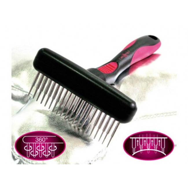 CROCI Šukos - grėblys viengubas besisukantys/judantys dantukai