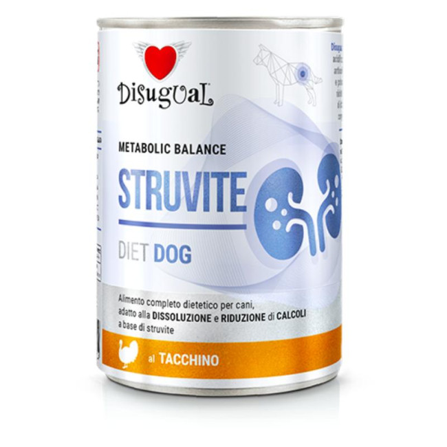 DISUGUAL Struvite konservi suņiem ar tītari 400g (6)