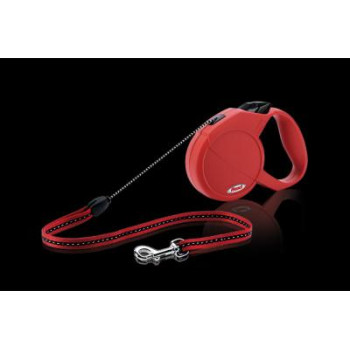FLEXI CLASSIC (M) 5m raudonas iki 20kg