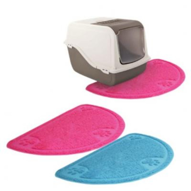 Kilimėlis prie tualeto didelis pusmėnulis 60x36cm