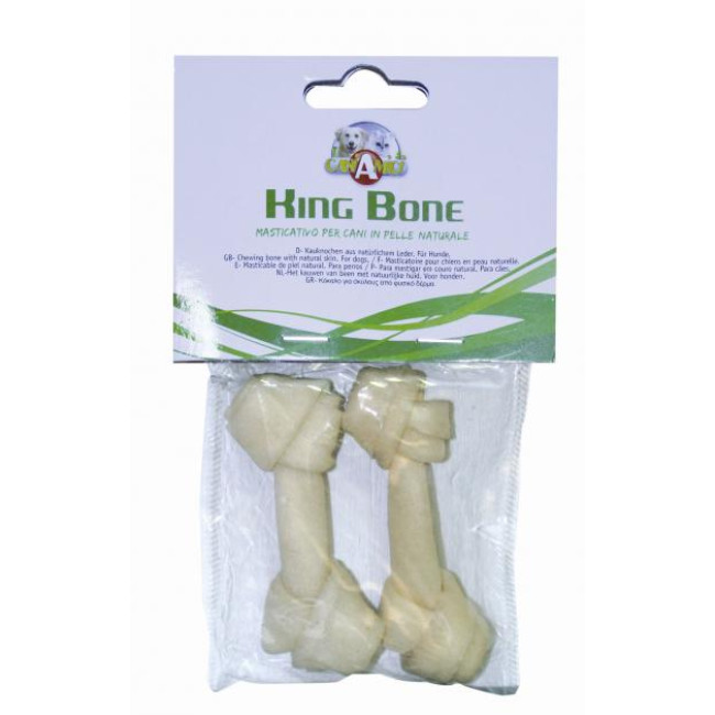 King Bone Kaulas baltas su mazgu 7.5cm 2vnt