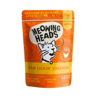 MEOWING HEADS Paw Lickin' Chicken (vistiena/jēra gaļa) 100g