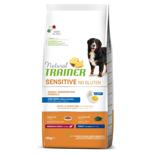 NT ADULT DOG SENSITIVE NO GLUTEN M/M EGG (kiaušinis) 12kg