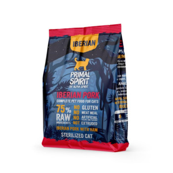 PRIMAL IBERIAN Pork pašaras katėm su kiauliena 1kg
