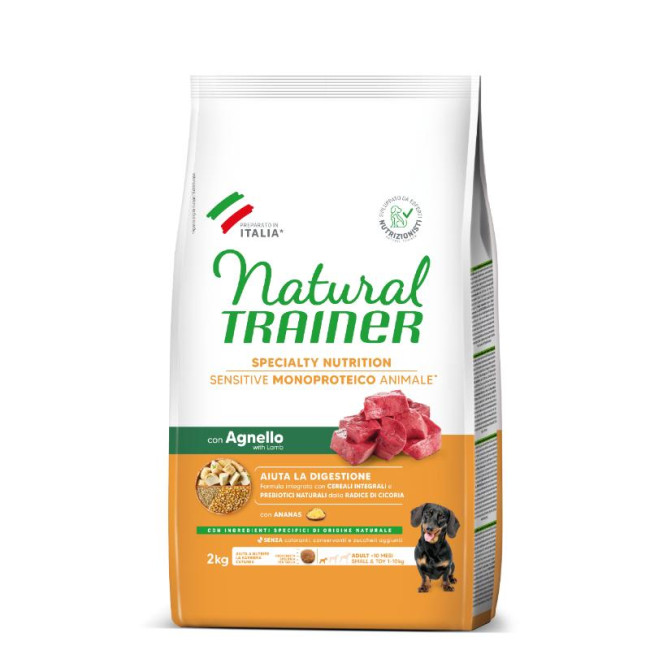 NT ADULT DOG SENSITIVE NO GLUTEN MINI LAMB (ėriena) 2kg
