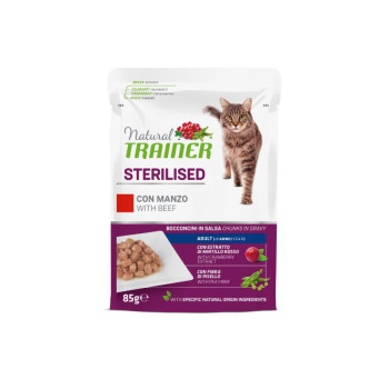 NT Cat Sterilised Beef konservai katėms su jautiena 85g 12vnt