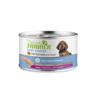 Natural Trainer Dog Baby Turkey konservi jauniem kucēniem 140g