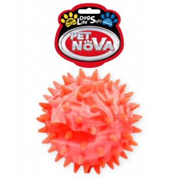 PETNOVA žaislas spygliuotas guminis kamuolys 7.5cm (plūduriuoja)