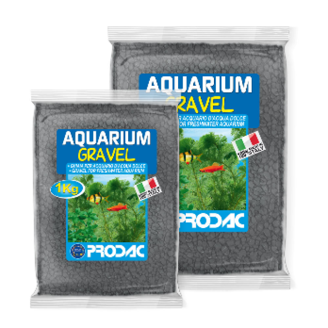 PRODAC Grunts akvārijam melns 2-3mm 2.5kg