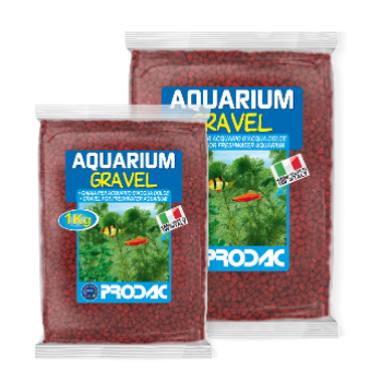 PRODAC Grunts akvārijam sarkans 2-3mm 1kg