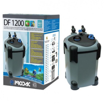 PRODAC Išorinis filtras DF-1200, 350-500L akvariumui. Su UV 9w