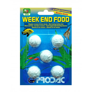 PRODAC Žuvyčių pašaras savaitgaliams 3 dienoms 5tbl.