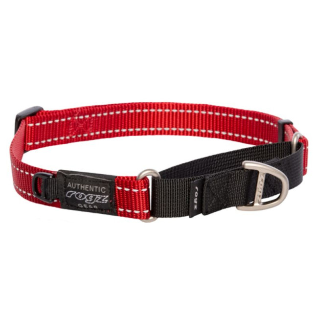 ROGZ Control Collar Red juost. smaugtukas 31-45cm HCW11C