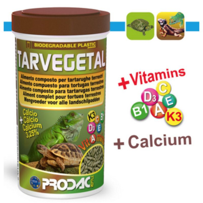 TARVEGETAL lazdelės sausumos ropliams 250ml 60g