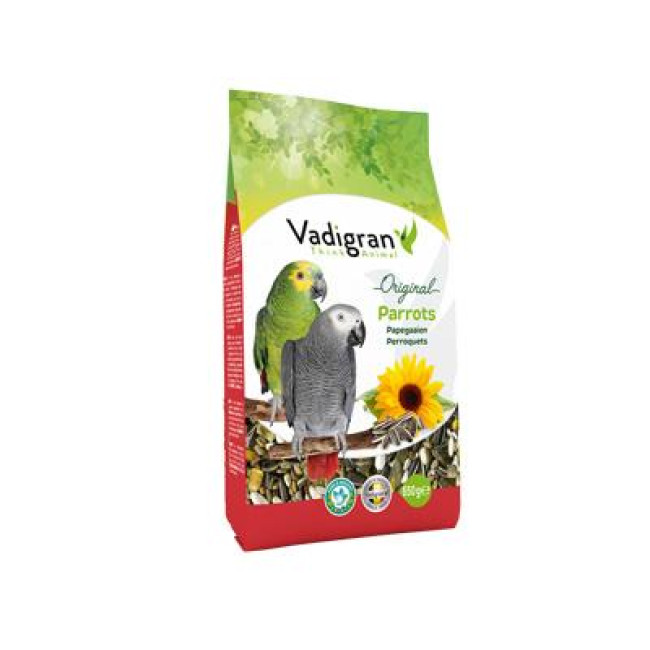VADIGRAN Parrot Original lesalas didžiosioms papūgoms su saulėgrąžomis 650g