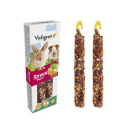 VADIGRAN Stixx Fruit triušiams, jūrų kiaulytėms 115g 2vnt (10)