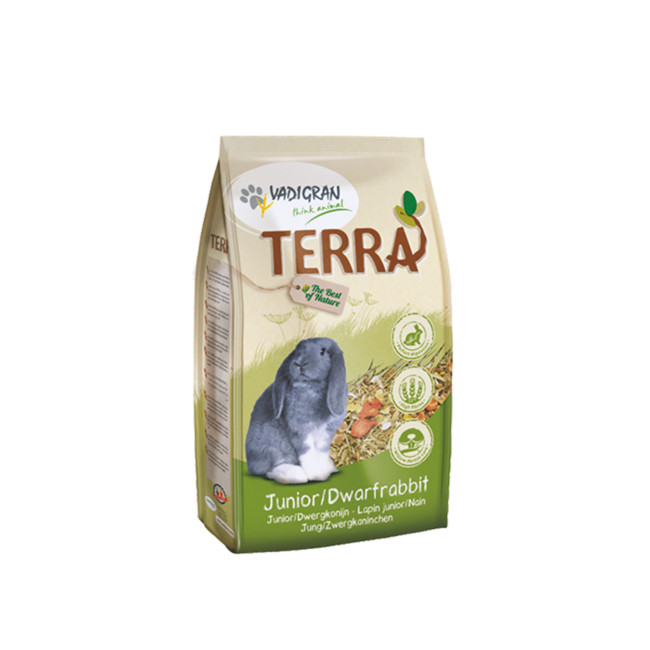 VADIGRAN TERRA Junior&Dwarf barība trušiem 1kg