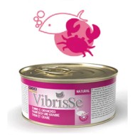 VIBRISSE kons. katėms tunas su krabais 70g 12vnt (24)