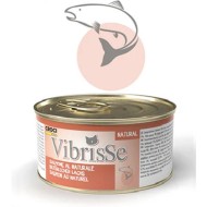 VIBRISSE konservai katėms su lašiša 70g 12vnt (24)